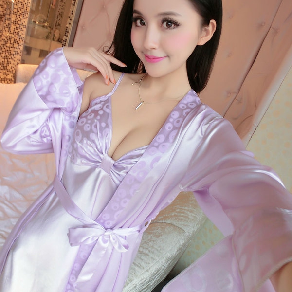 Γυναικείες σέξι πιτζάμες με μακριά μανίκια σε διάφορα χρώματα