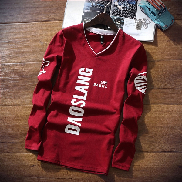 Мъжки пролетни тениски различни модели и цветове - червен, син, черен, бял