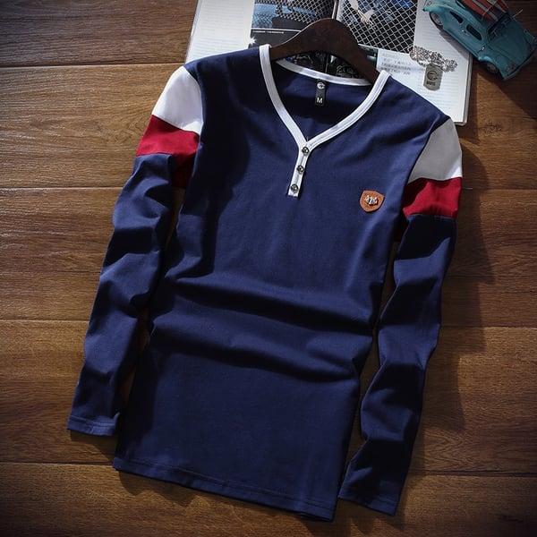 Мъжки пролетни тениски различни модели и цветове - червен, син, черен, бял