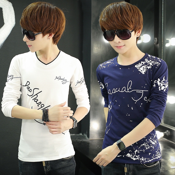 Мъжки пролетни тениски различни модели и цветове - червен, син, черен, бял