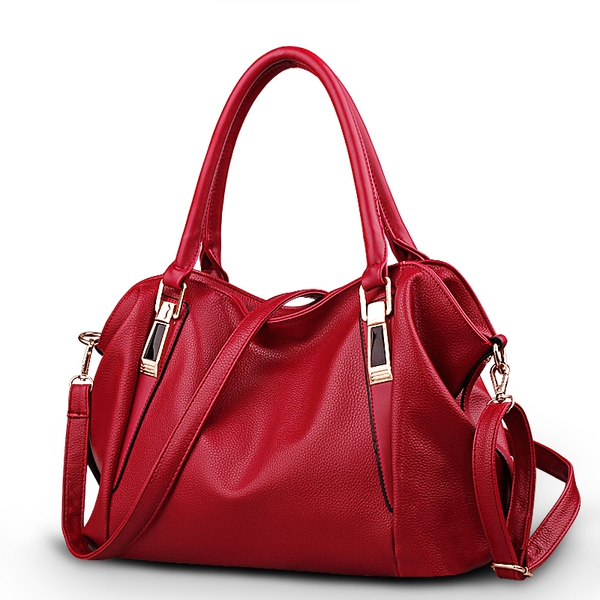 Модни дамски кожени чанти в шест цвята