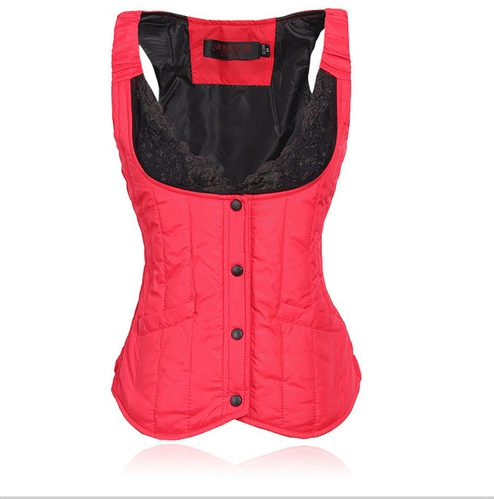 Дамска жилетка без ръкави - различни цветове - оранжев, син, червен, лилав