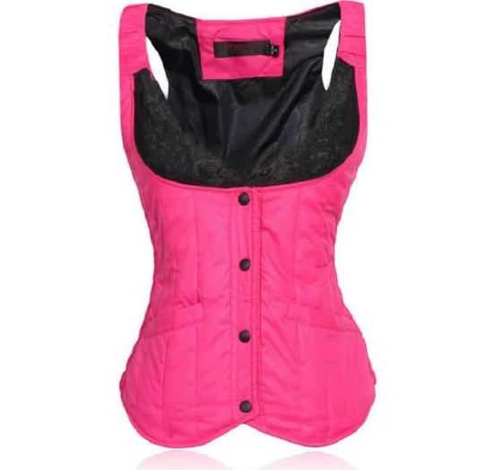 Дамска жилетка без ръкави - различни цветове - оранжев, син, червен, лилав