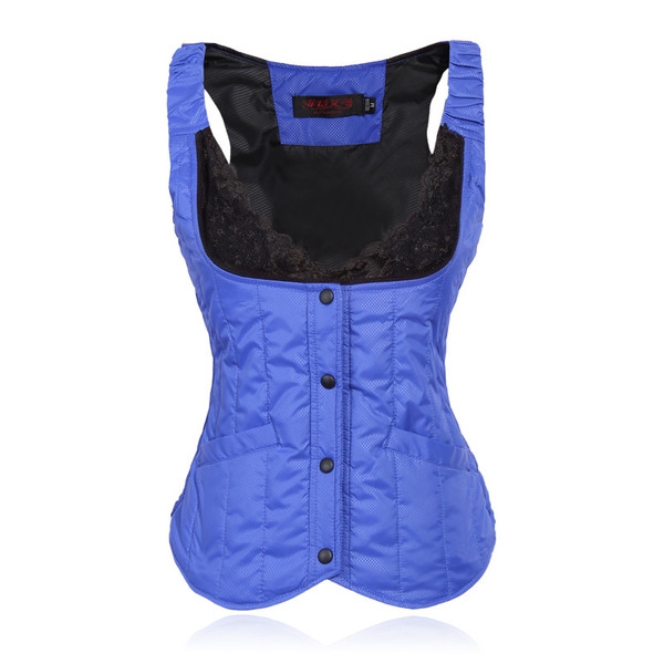 Дамска жилетка без ръкави - различни цветове - оранжев, син, червен, лилав