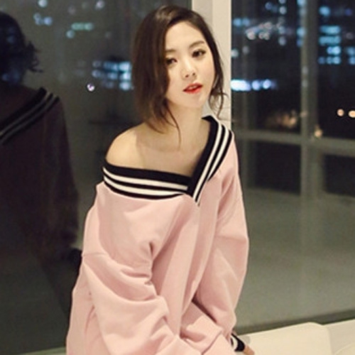 Розова дамска нощница - модерна  за пролетта и лятото