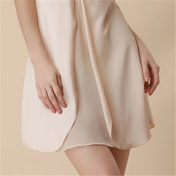 Дамска летна пижама - копринена рокля в различни топ цветове