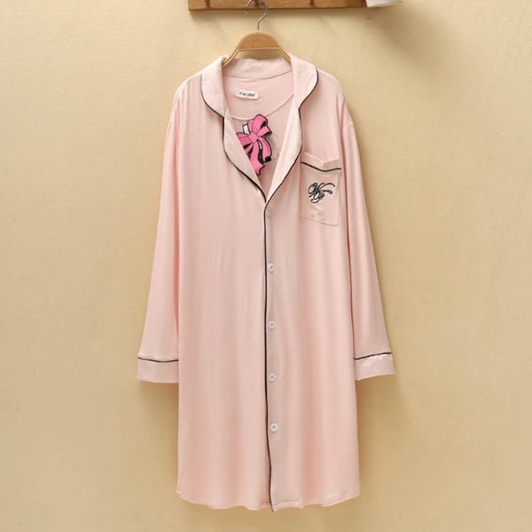 Дамска памучна пижама - различни модели за пролет и есен - черна, розова, синя, модерна