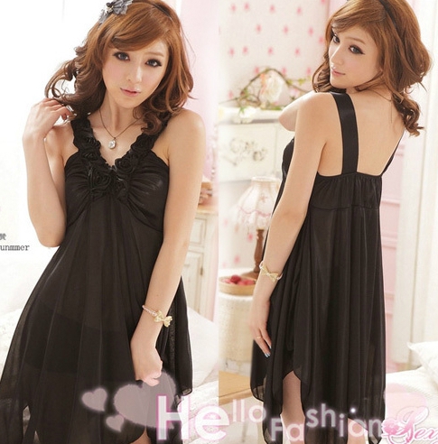 Дамска копринена пижама  в различни цветове - лилав, черен, бял, син - подохяща за лятото