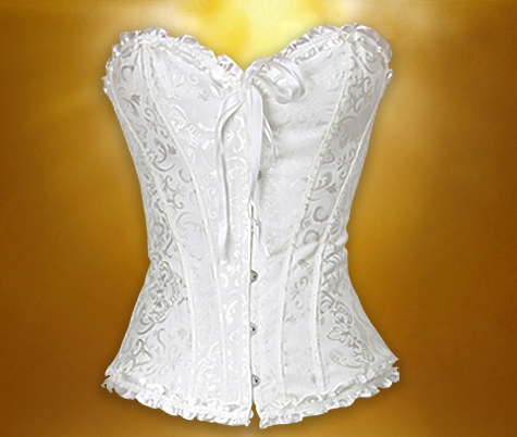 Κορσέδες  σε λευκό και μαύρο χρώμα