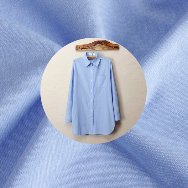 Дамски дънкови ризи - топ модели - синя и бяла