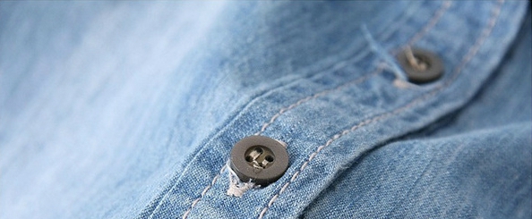 Дамска дънкова риза - тънка с дълъг ръкав - различни размери