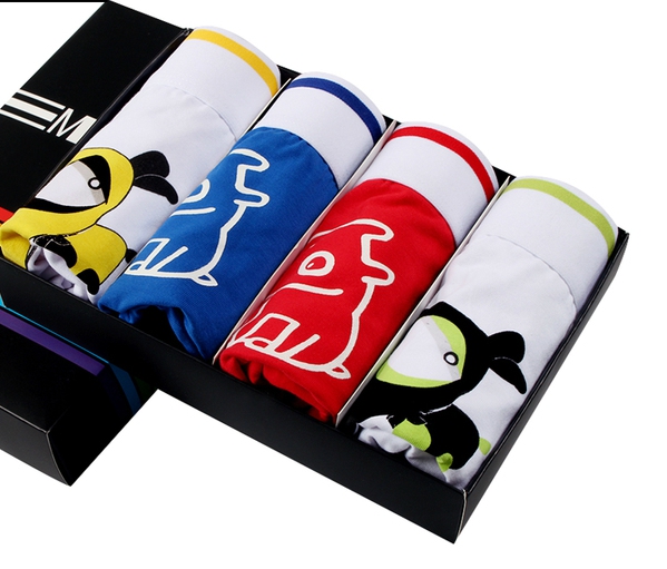 Комплект от мъжко бельо - 4 боксерки - различна комбинация от модели