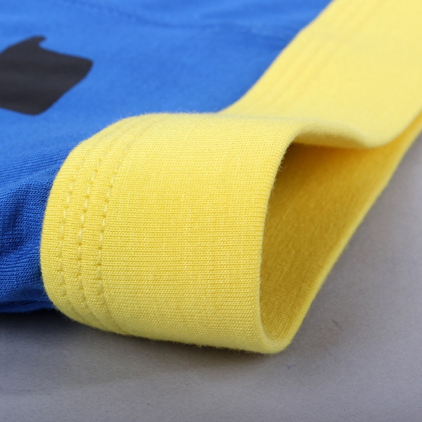 Комплект мъжки боксерки - 3 броя - сини, лилави, зелени - подходящи за подарък