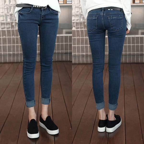 Стилни дамски дънки - 4 модела 