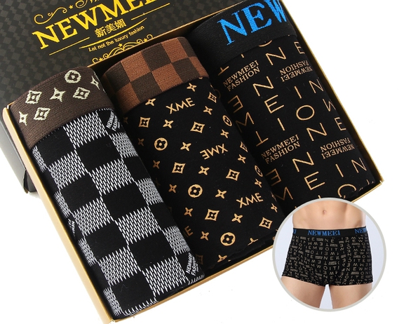 Различни комплекти мъжки боксерки - 3 и 4 броя - червени, жълти, оранжеви, сиви, черни, кафяви и вариант чорапи и боксерки