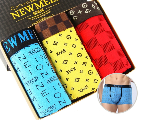 Различни комплекти мъжки боксерки - 3 и 4 броя - червени, жълти, оранжеви, сиви, черни, кафяви и вариант чорапи и боксерки