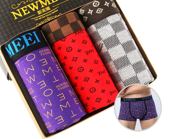 Различни комплекти мъжки боксерки - 3 и 4 броя - червени, жълти, оранжеви, сиви, черни, кафяви и вариант чорапи и боксерки