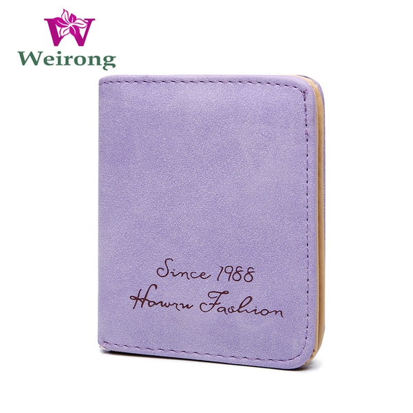 Малък компактен дамски портфейл в осем цвята