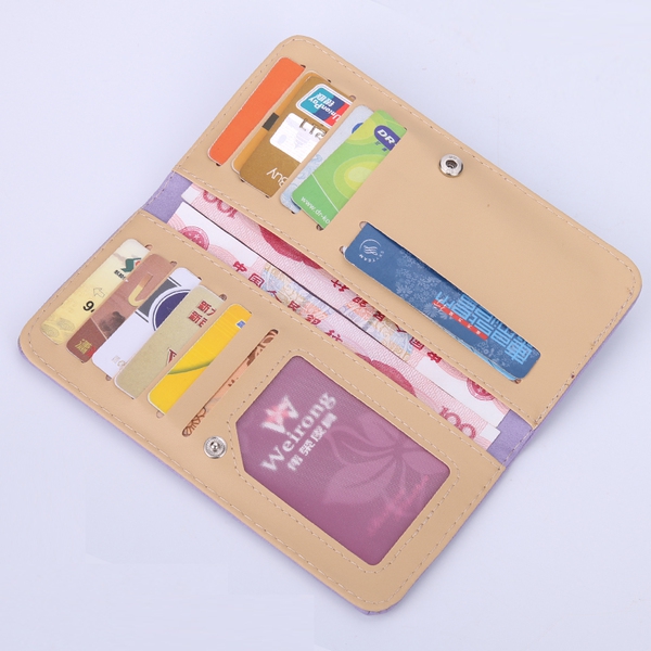 Μεγάλο γυναικείο  πορτοφόλι σε  οκτώ χρώματα