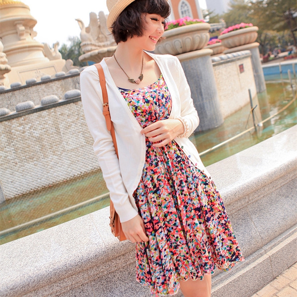 Дамска бохемска рокля в два топ модела