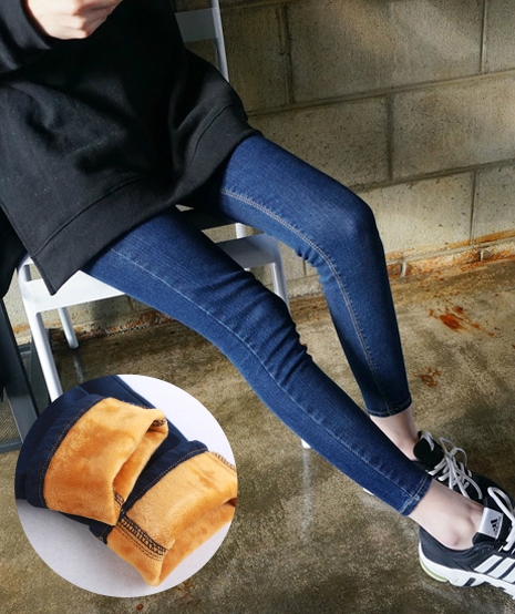 Тънки и дебели  дамски дънки - 4 модела 