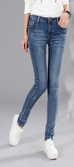 Дебели и тънки дамски дънки 4 модела