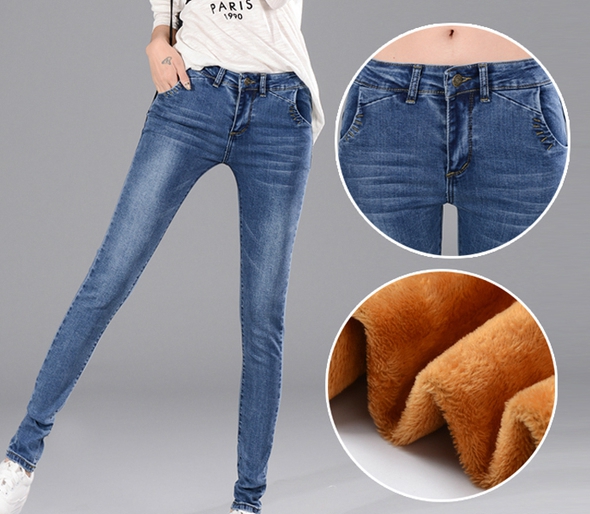 Дебели и тънки дамски дънки 4 модела