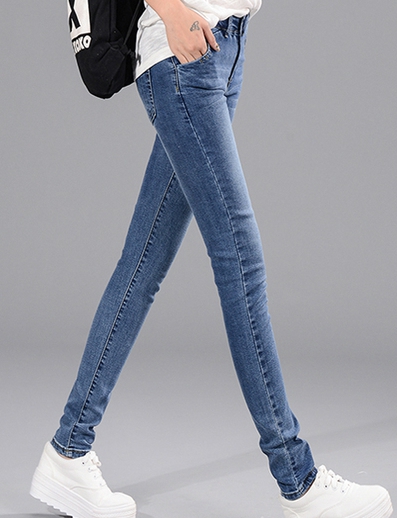 Дебели и тънки дамски дънки 4 модела