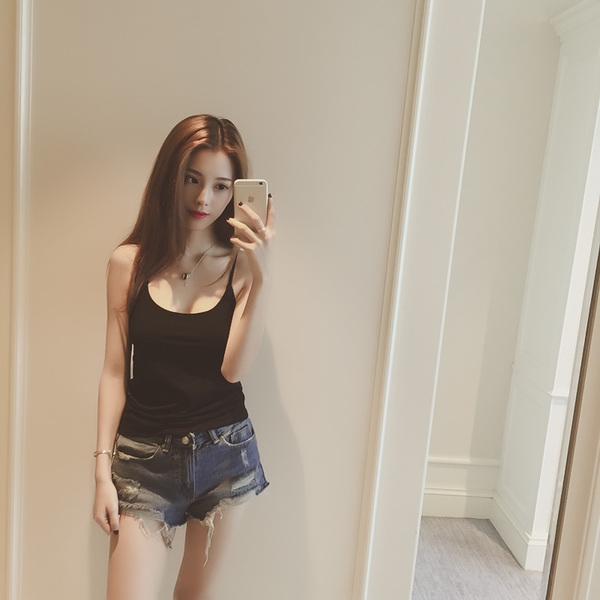 Дамски модерен потник - бял и черен 