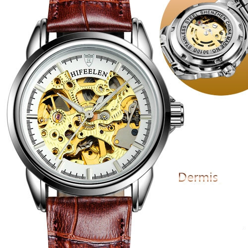 Мъжки стилни часовници с прозрачен циферблат