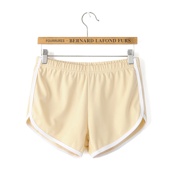 Дамски къси панталони - еластични, плажни и спортни - зелени, жълти, розови, сини и червени