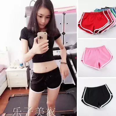 Дамски къси панталони - еластични, плажни и спортни - зелени, жълти, розови, сини и червени