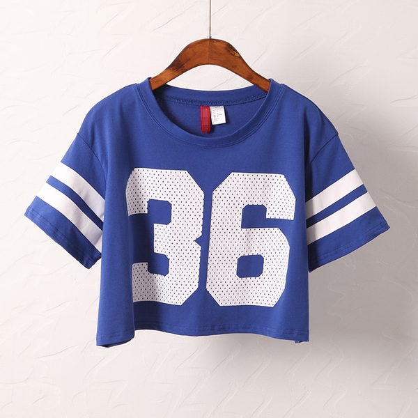 Дамски къси блузи - летни - три топ модела - червени, сини и черни