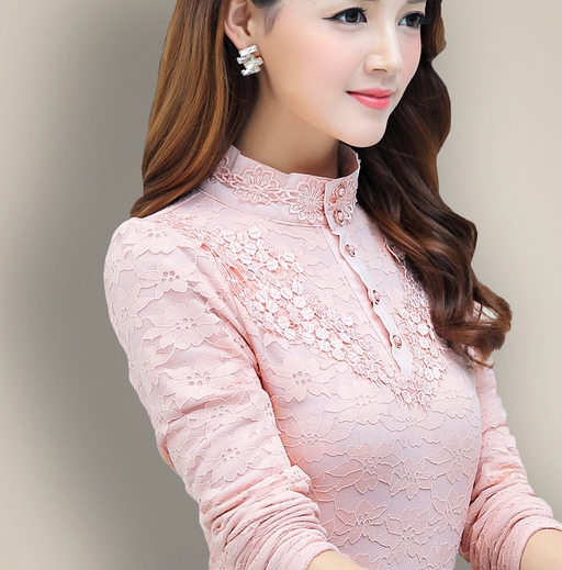 Дамска дантелена блуза