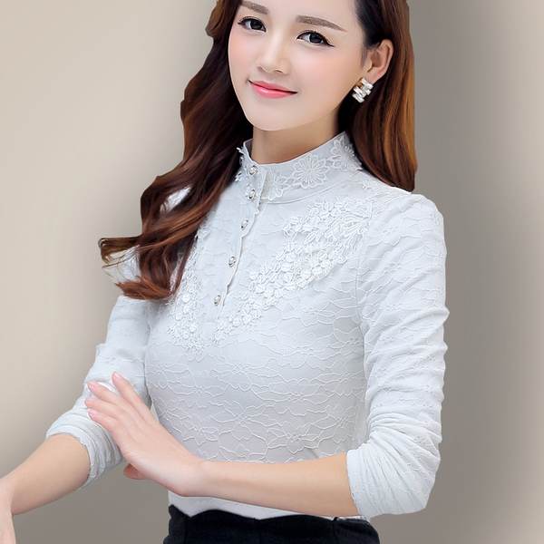 Дамска дантелена блуза