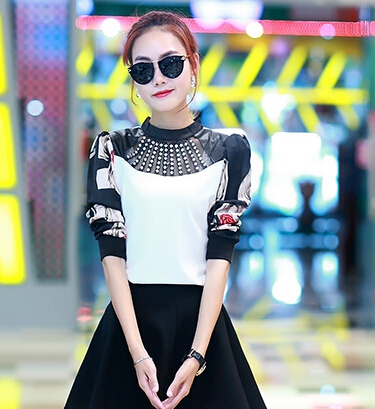 Стилна дамска блуза в 3 цвята