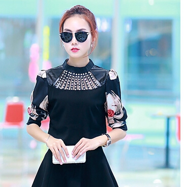 Стилна дамска блуза в 3 цвята