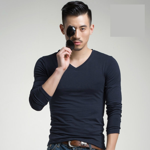 Мъжка тениска с дълъг ръкав ж различни цветове