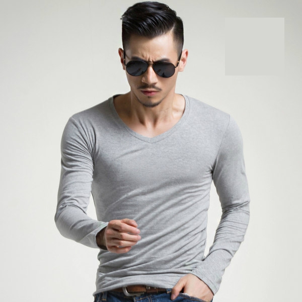 Мъжка тениска с дълъг ръкав ж различни цветове