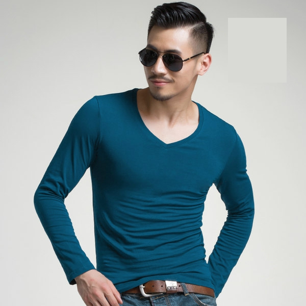Мъжка тениска с дълъг ръкав ж различни цветове