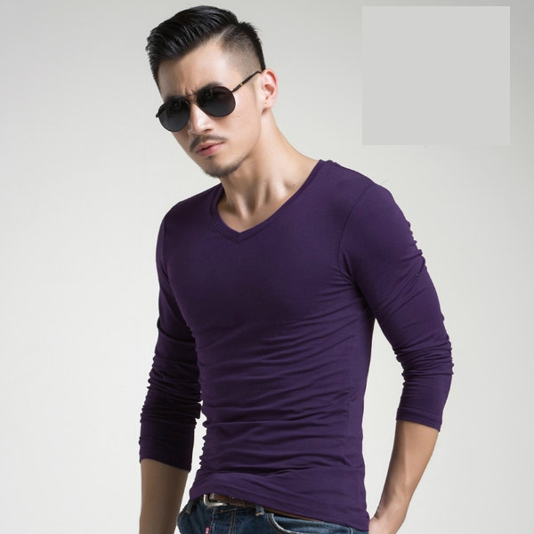 Мъжка тениска с дълъг ръкав ж различни цветове