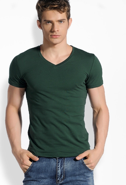 Стилна мъжка тениска в няколко цвята 