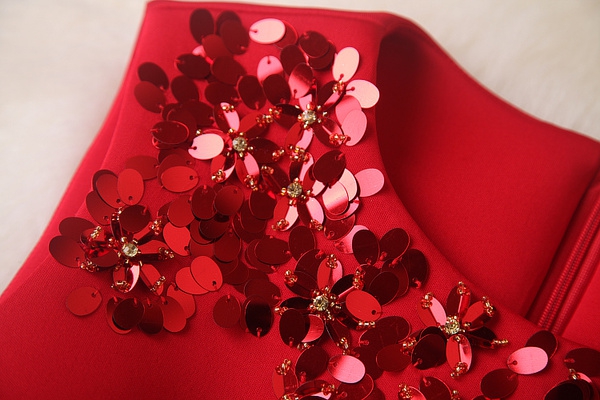 Κομψό κυρίες φόρεμα payeti- κόκκινο, ροζ, μαύρο