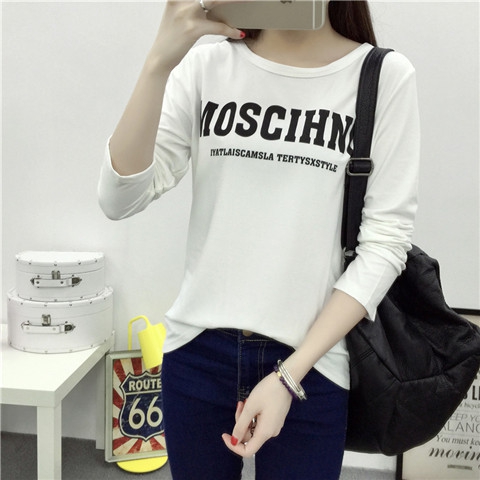 Κυρίες λευκό πουκάμισο με διαφορετικές εκτυπώσεις των χαρακτήρες κινουμένων σχεδίων ή μεγέθη