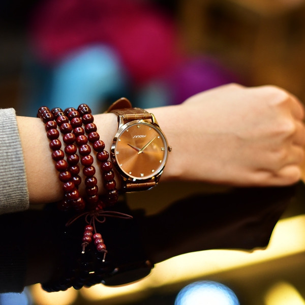 Мъжки часовници  с кожена каишка