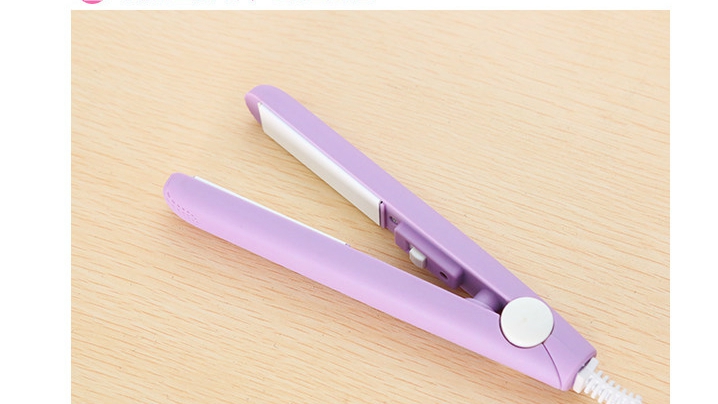 Мини преса за изправяне-розова, синя, бяла