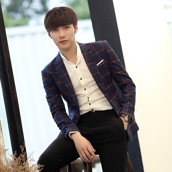 Стилни мъжки карирани сака - 4 модела 