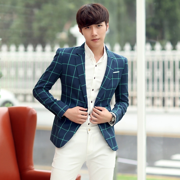 Стилни мъжки карирани сака - 4 модела 