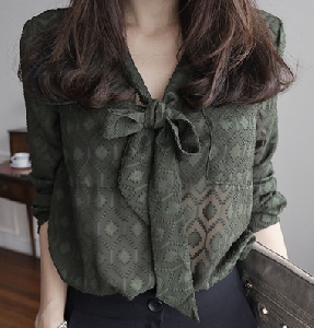 Γυναικείο πουκάμισο στο πράσινο