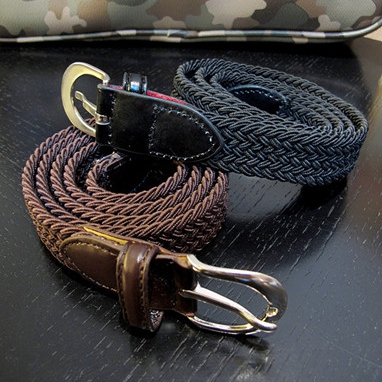 Ретро унисекс колани - кафяв и черен